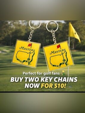 Two Masters Yellow and Red Keychains